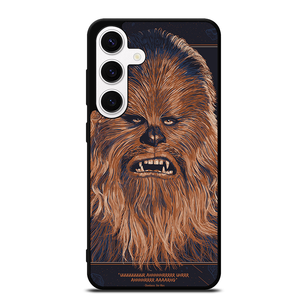 STAR WARS CHEWBACCA FACE Samsung Galaxy S24 Case Cover