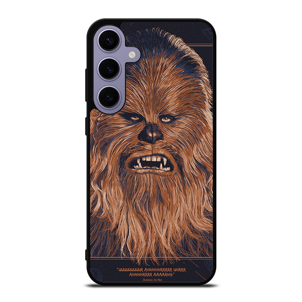 STAR WARS CHEWBACCA FACE Samsung Galaxy S24 Plus Case Cover