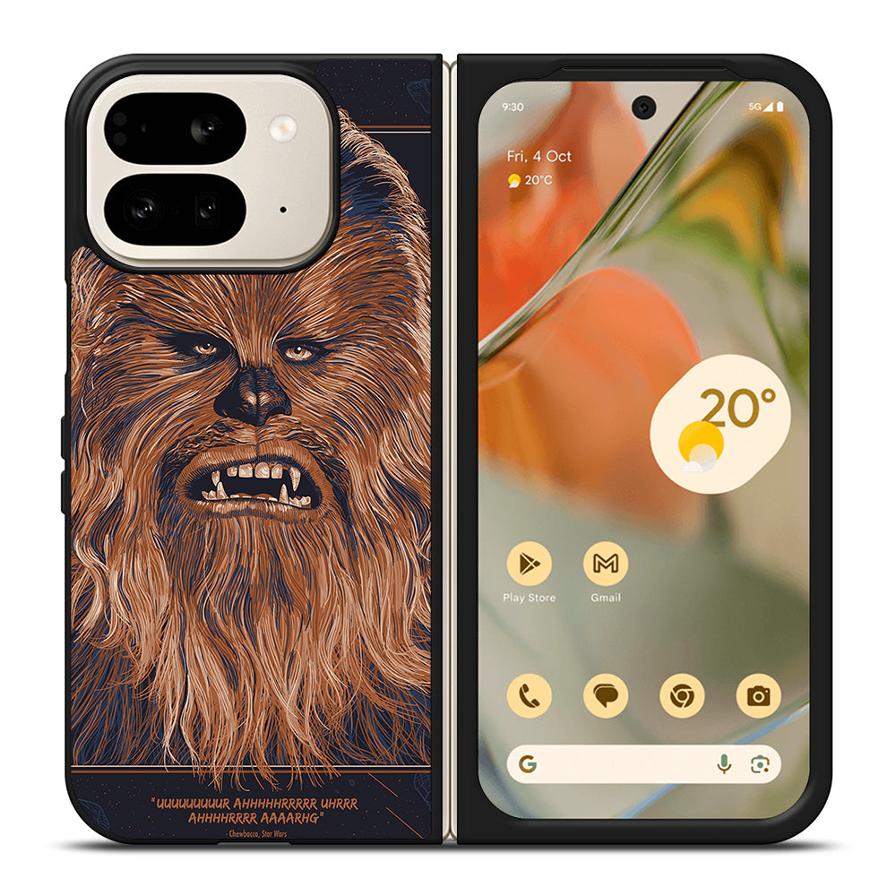 STAR WARS CHEWBACCA FACE Google Pixel 9 Pro Fold Case Cover