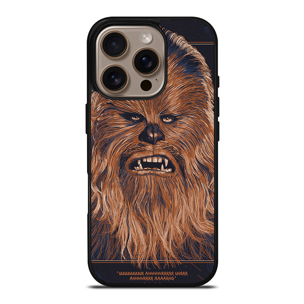 STAR WARS CHEWBACCA FACE iPhone 16 Pro Case Cover