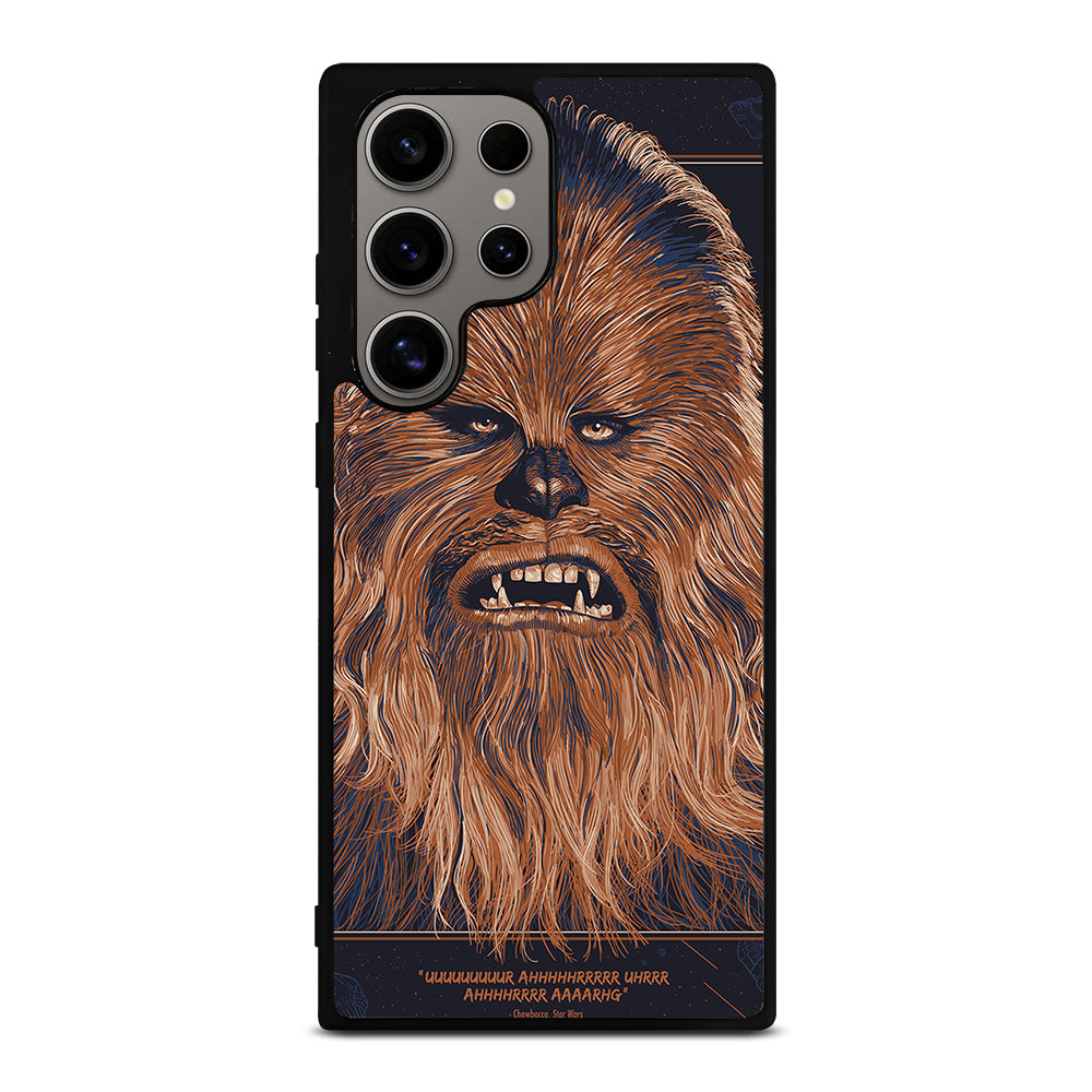 STAR WARS CHEWBACCA FACE Samsung Galaxy S24 Ultra Case Cover