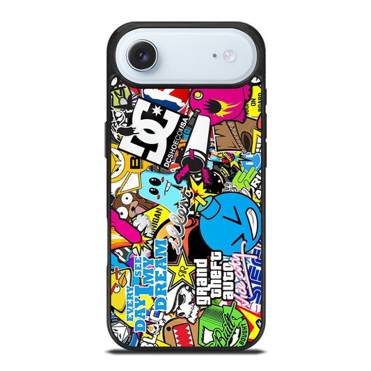 STICKER BOMB DC PATTERN 1 iPhone Air Case Cover