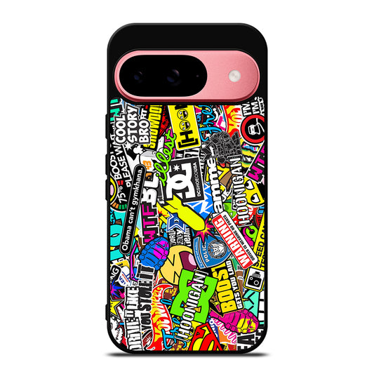 STICKER BOMB DC PATTERN 2 Google Pixel 9 Case Cover