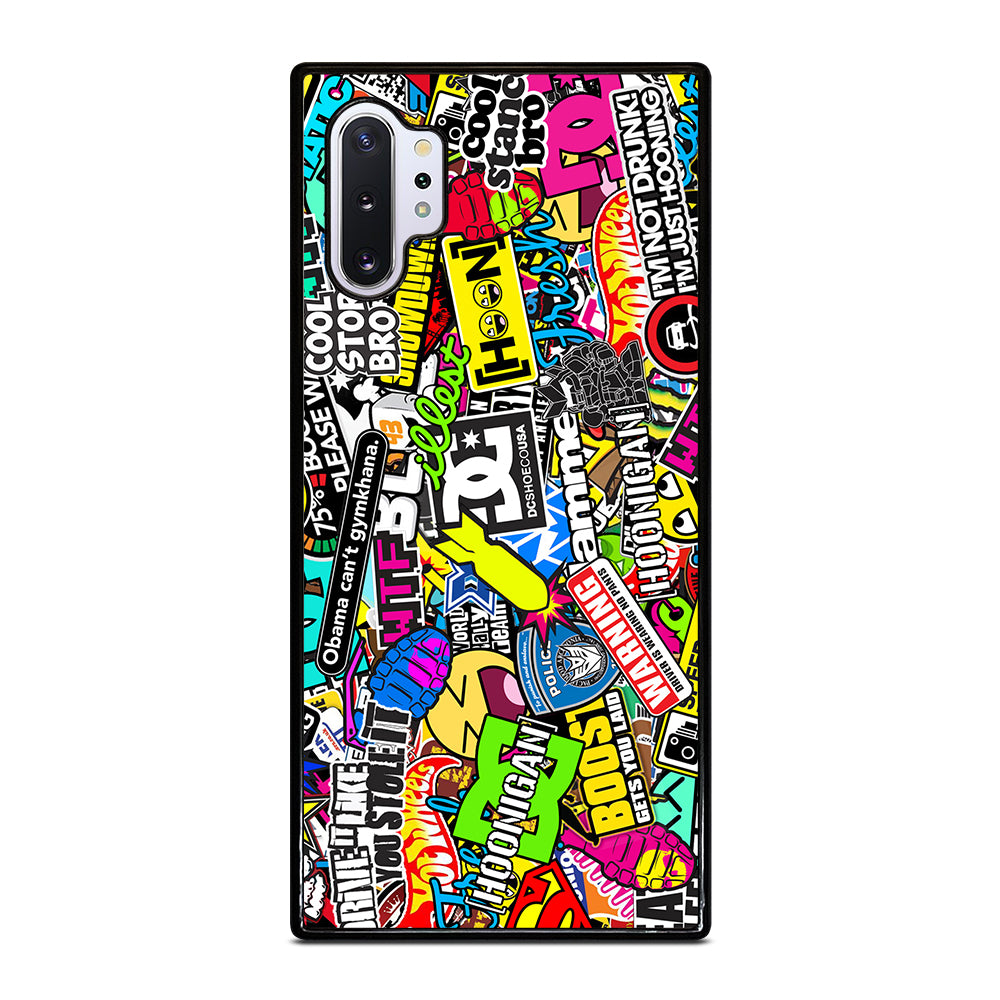 STICKER BOMB DC PATTERN 2 Samsung Galaxy Note 10 Plus Case Cover