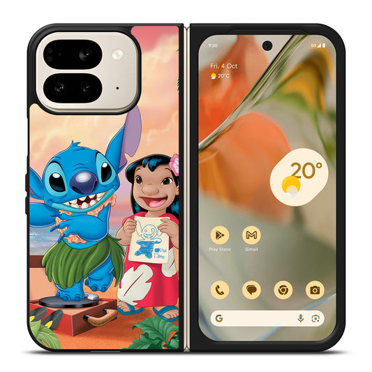STITCH AND LILO FRIENDS CARTOON 3 Google Pixel 9 Pro Fold Case Cover