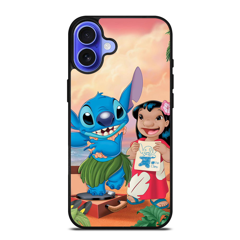 STITCH AND LILO FRIENDS CARTOON 3 iPhone 16 Case Cover