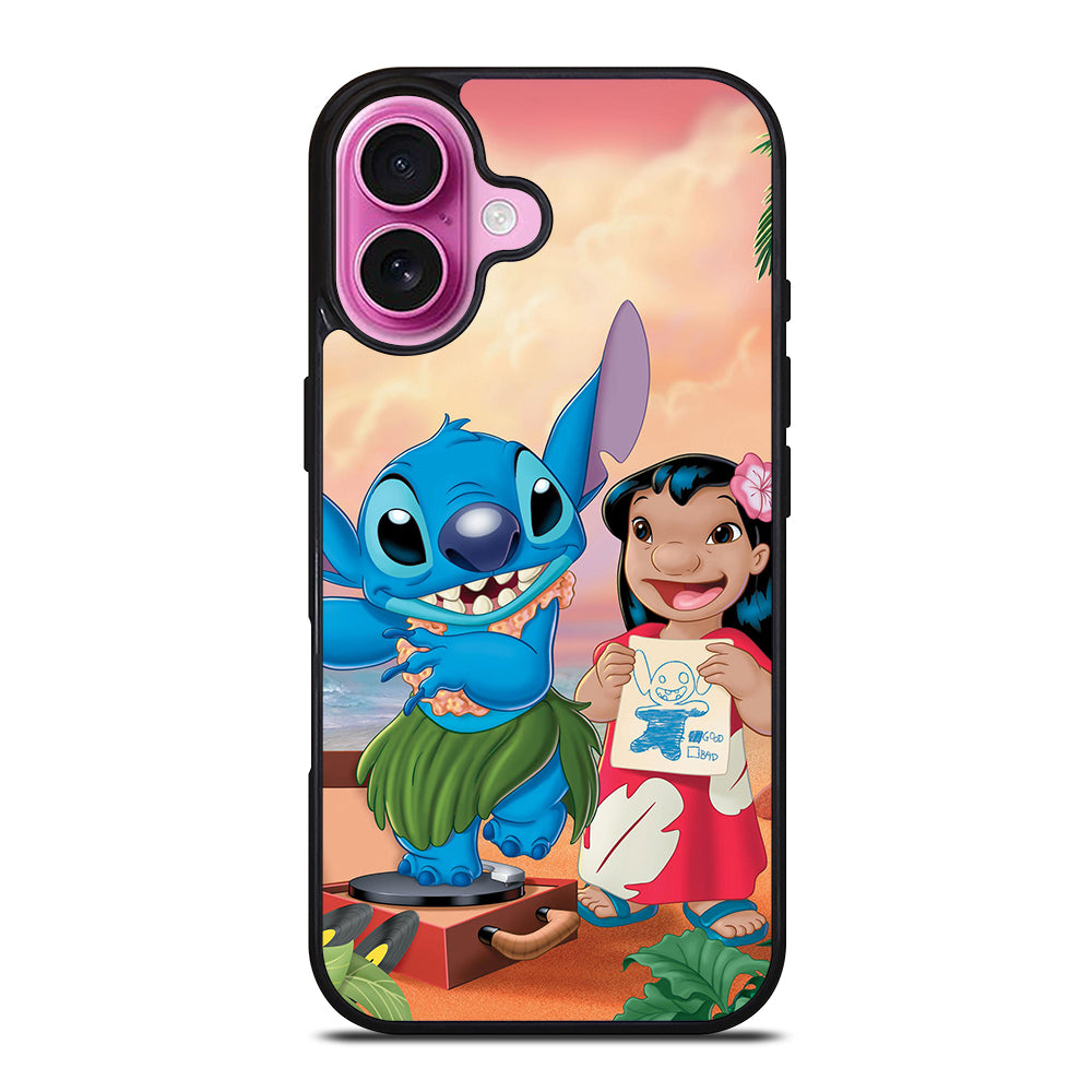 STITCH AND LILO FRIENDS CARTOON 3 iPhone 16 Plus Case Cover