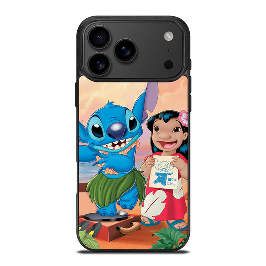 STITCH AND LILO FRIENDS CARTOON 3 iPhone 17 Pro Max Case Cover
