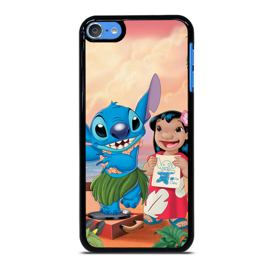 STITCH AND LILO FRIENDS CARTOON 3 iPod Touch 7 Case Cover