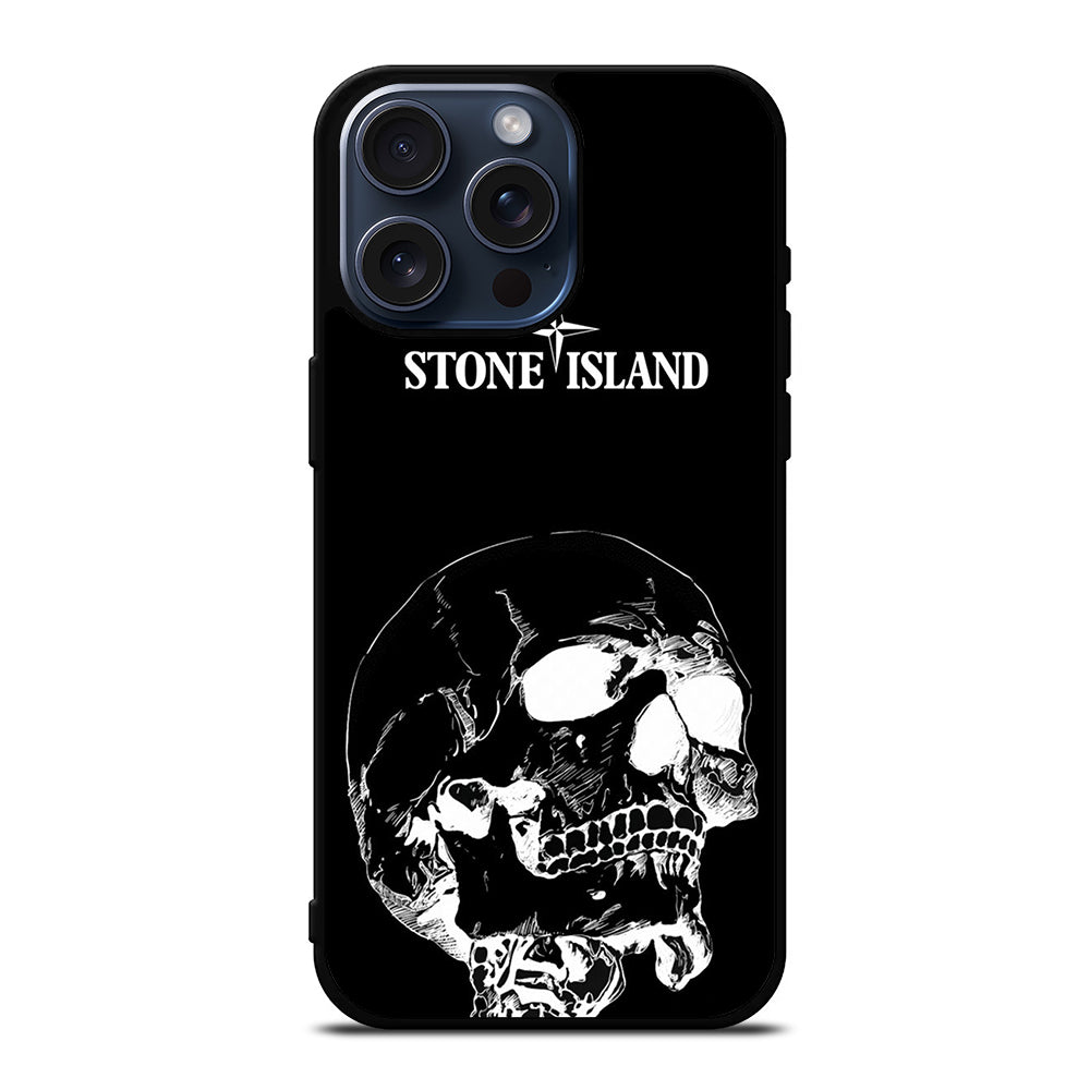 STONE ISLAND SKULL LOGO iPhone 15 Pro Max Case Cover