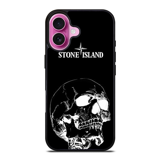 STONE ISLAND SKULL LOGO iPhone 16 Plus Case Cover
