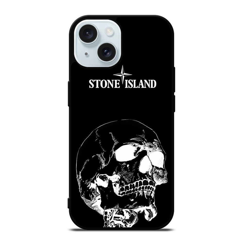 STONE ISLAND SKULL LOGO iPhone 15 Case Cover