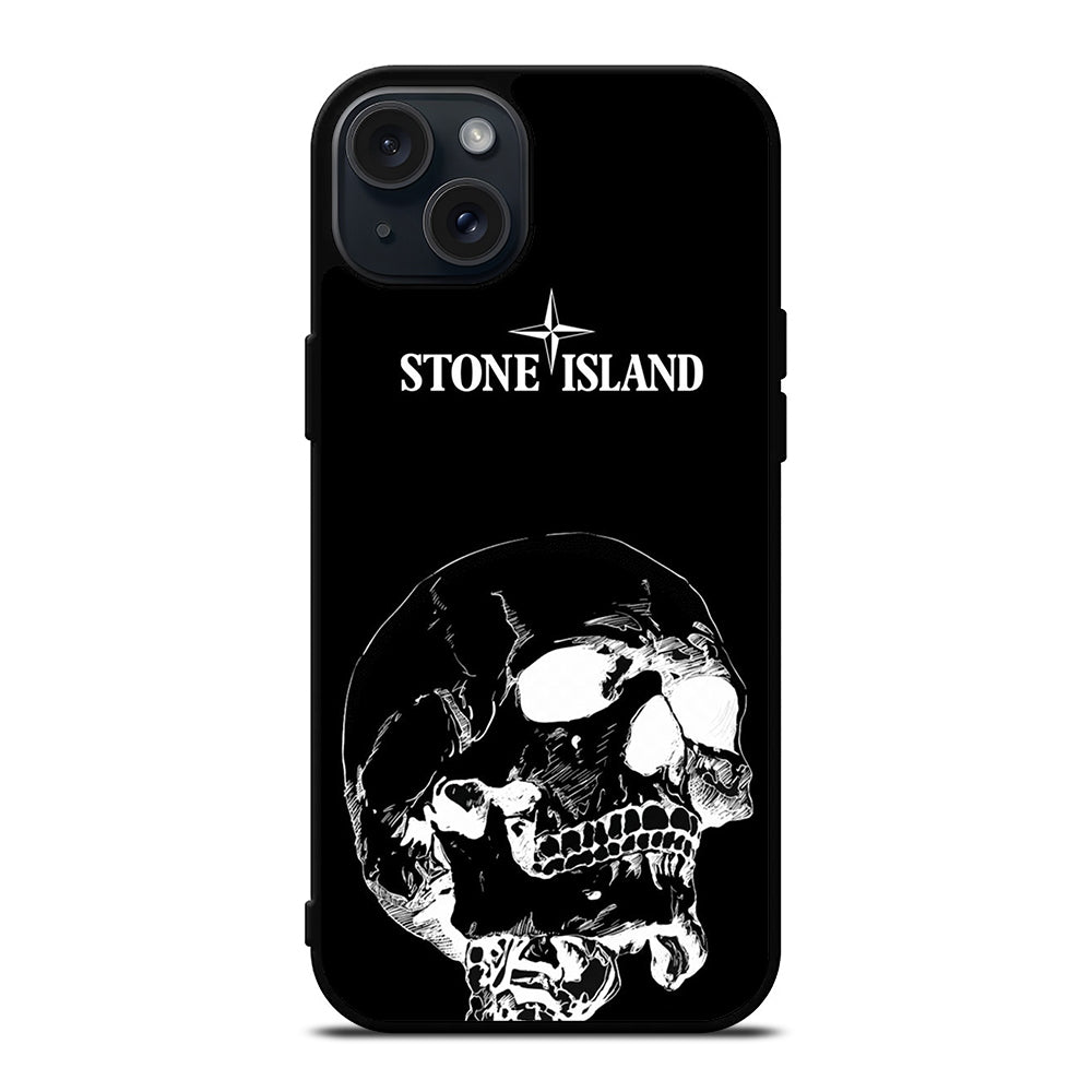 STONE ISLAND SKULL LOGO iPhone 15 Plus Case Cover