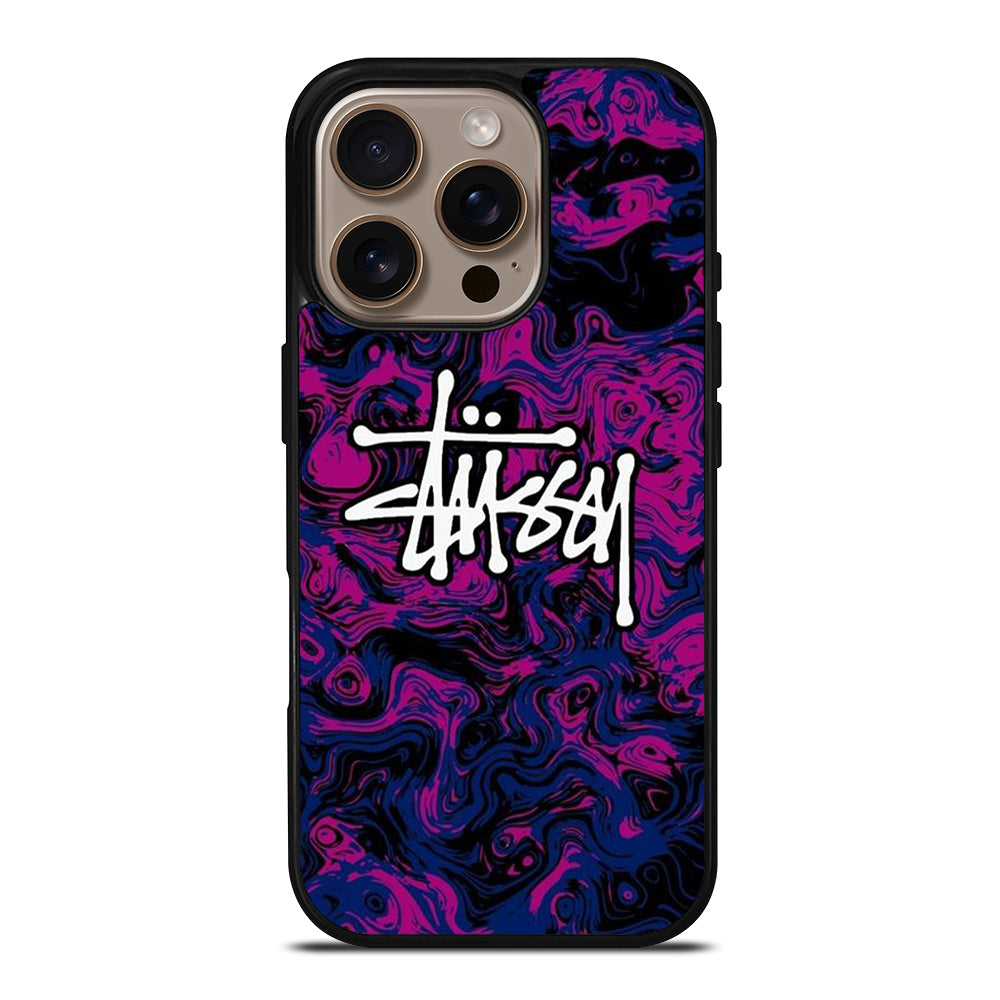 STUSSY ART LOGO iPhone 16 Pro Case Cover