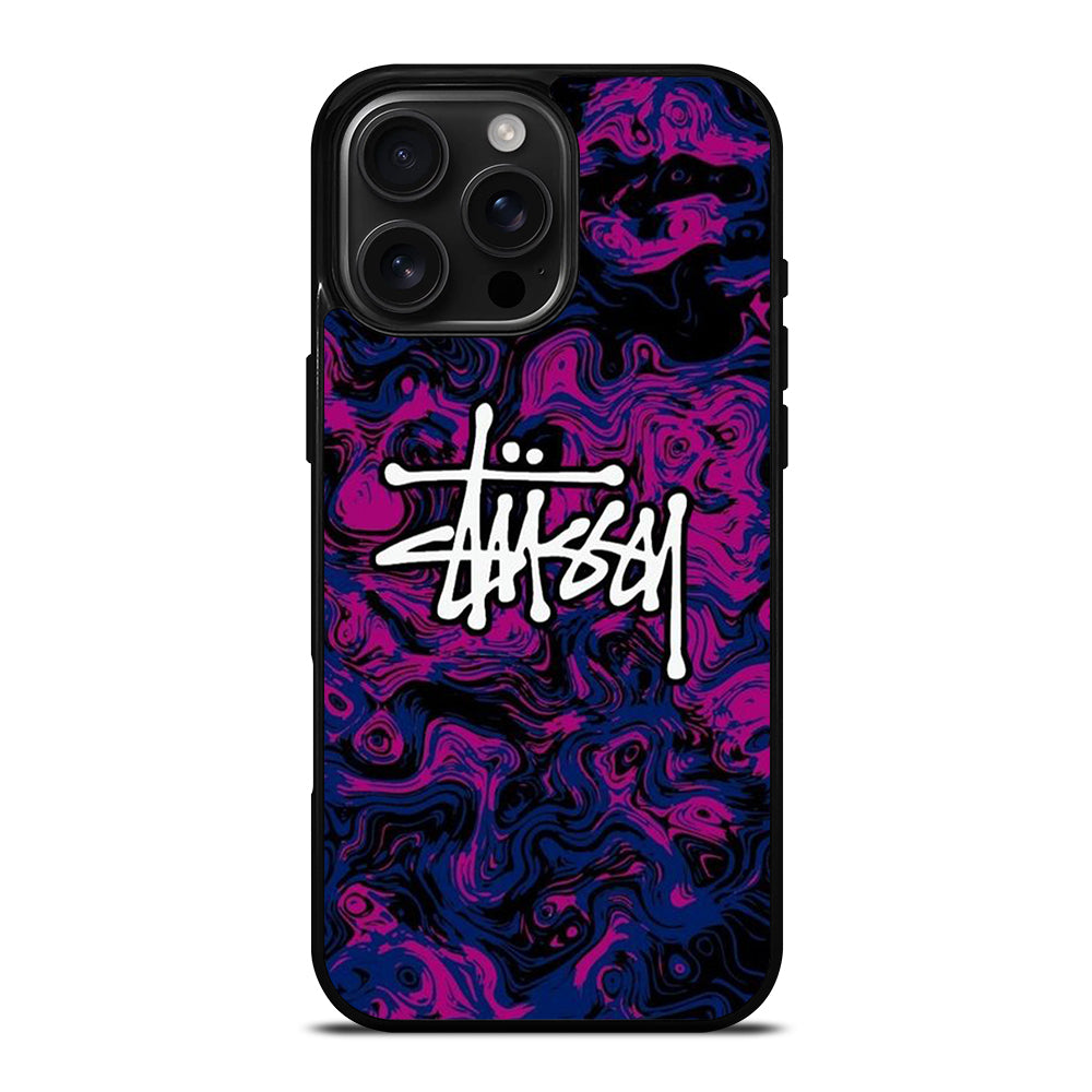 STUSSY ART LOGO iPhone 16 Pro Max Case Cover