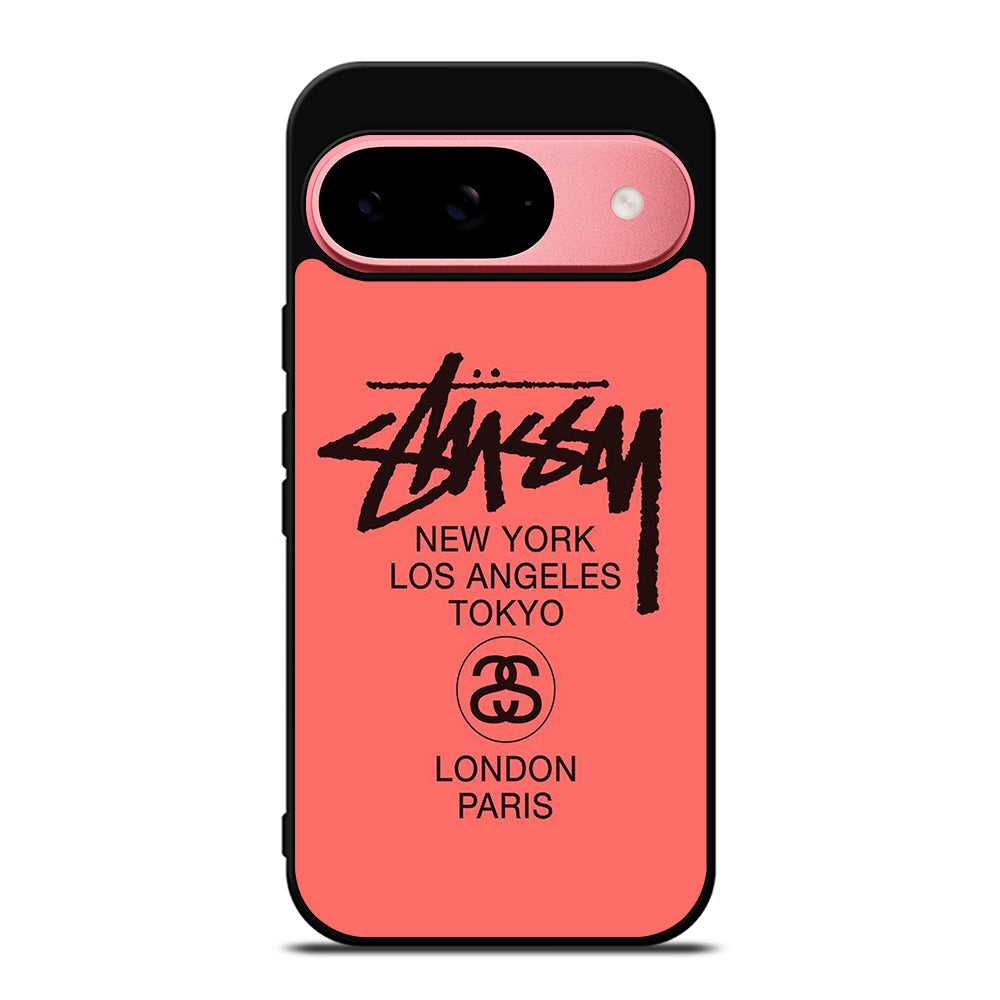 STUSSY CITY Google Pixel 9 Case Cover