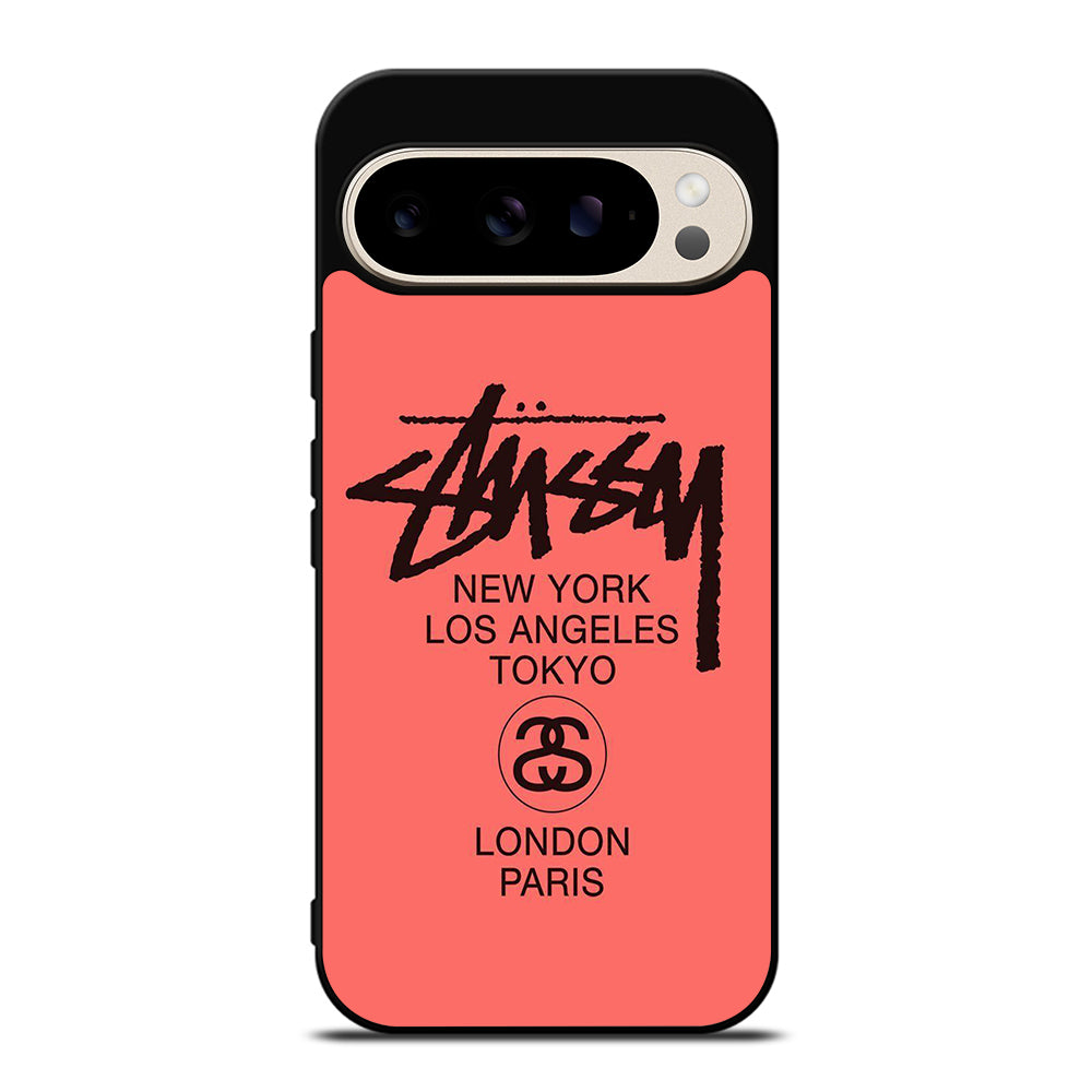 STUSSY CITY Google Pixel 9 Pro Case Cover
