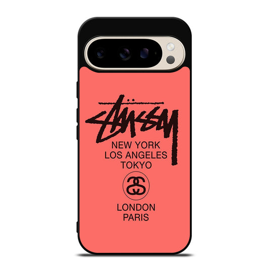 STUSSY CITY Google Pixel 9 Pro Case Cover