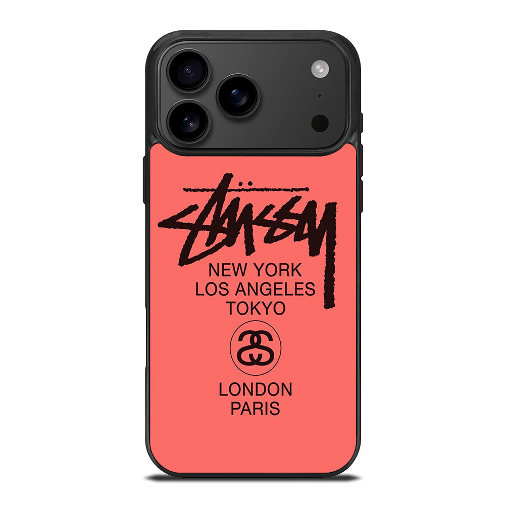 STUSSY CITY iPhone 17 Pro Max Case Cover
