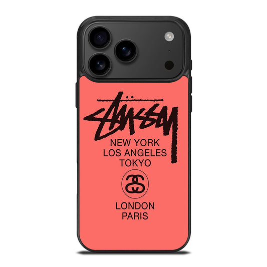 STUSSY CITY iPhone 17 Pro Max Case Cover