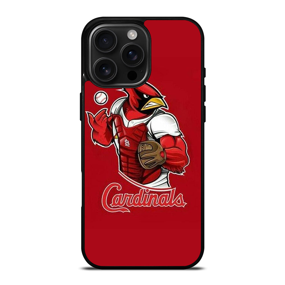 ST LOUIS CARDINALS MLB MASCOT iPhone 16 Pro Max Case Cover