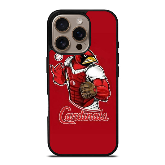 ST LOUIS CARDINALS MLB MASCOT iPhone 16 Pro Case Cover
