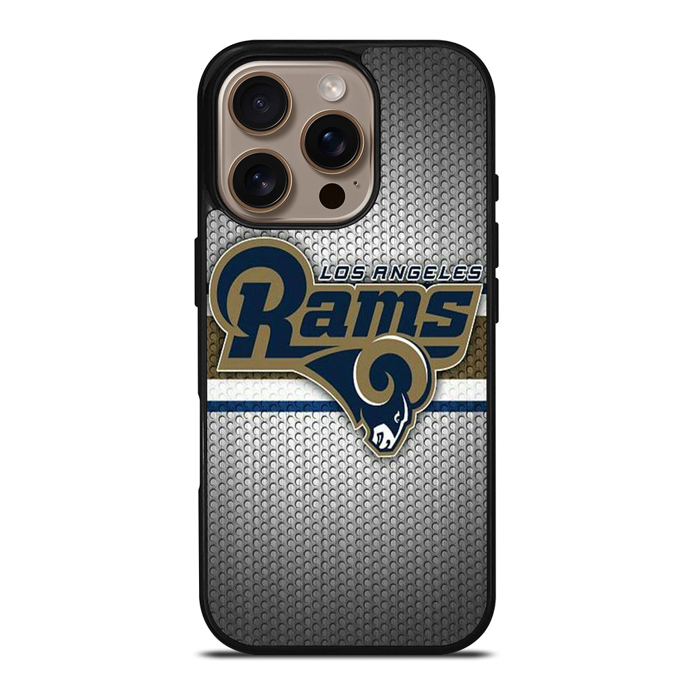 ST LOUIS RAMS METAL ICON iPhone 16 Pro Case Cover
