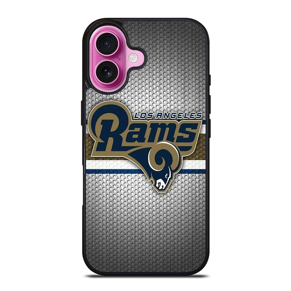 ST LOUIS RAMS METAL ICON iPhone 16 Plus Case Cover