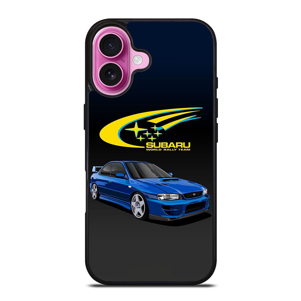 SUBARU BLUE CAR iPhone 16 Plus Case Cover