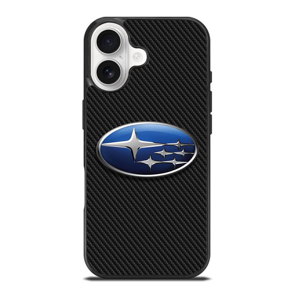 SUBARU CAR LOGO CARBON iPhone 17 Case Cover