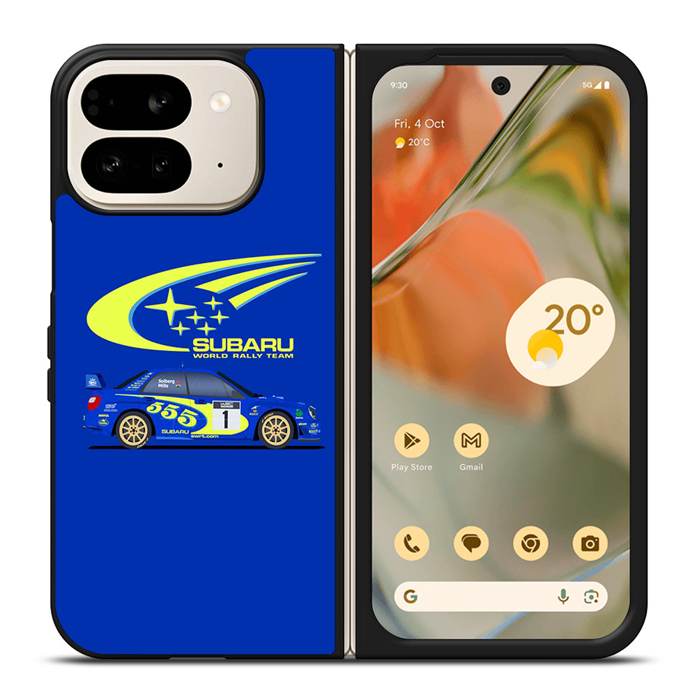 SUBARU LOGO CAR BLUE Google Pixel 9 Pro Fold Case Cover