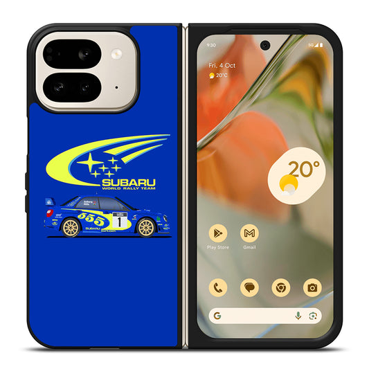 SUBARU LOGO CAR BLUE Google Pixel 9 Pro Fold Case Cover