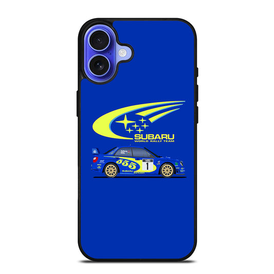 SUBARU LOGO CAR BLUE iPhone 16 Case Cover