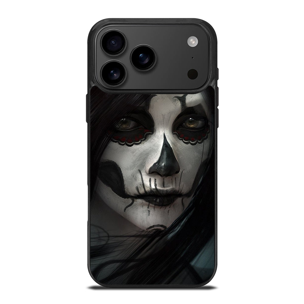 SUGAR SKULL FACE iPhone 17 Pro Max Case Cover