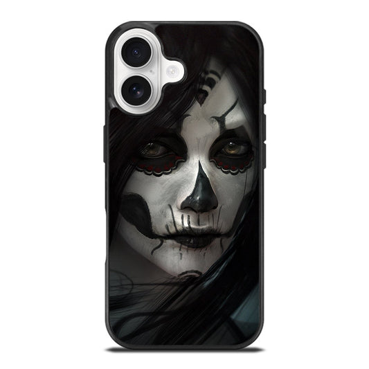 SUGAR SKULL FACE iPhone 17 Case Cover