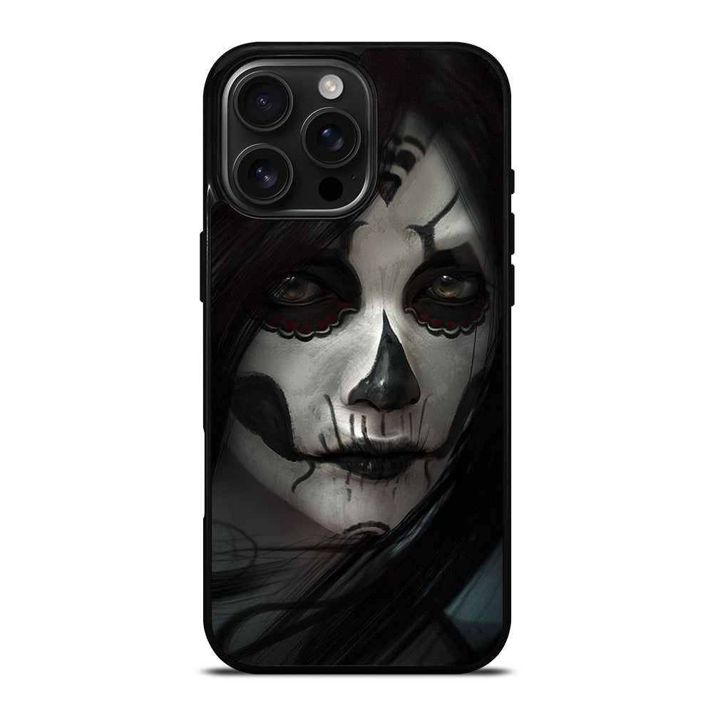 SUGAR SKULL FACE iPhone 16 Pro Max Case Cover
