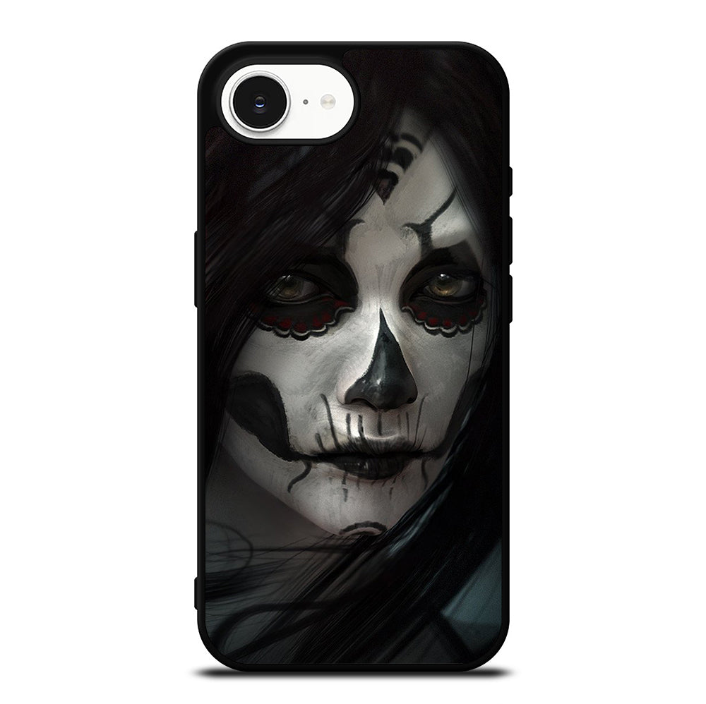 SUGAR SKULL FACE iPhone 16e Case Cover