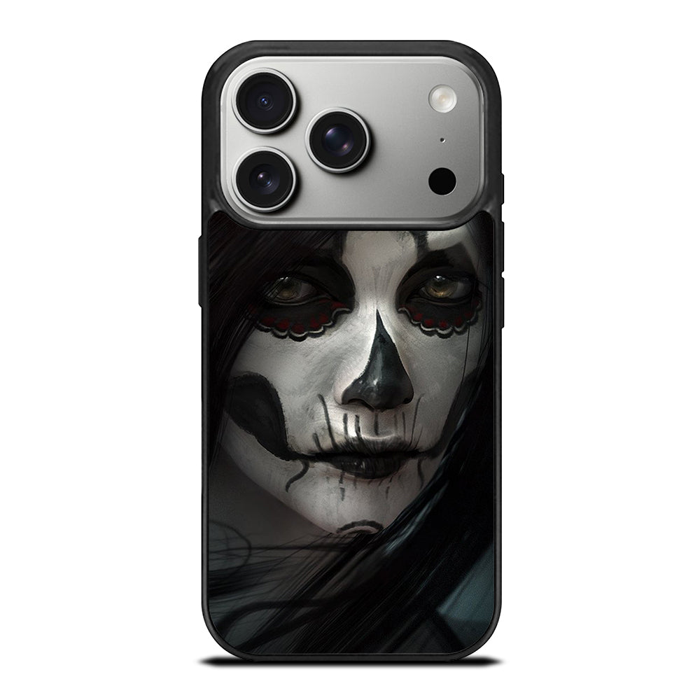 SUGAR SKULL FACE iPhone 17 Pro Case Cover