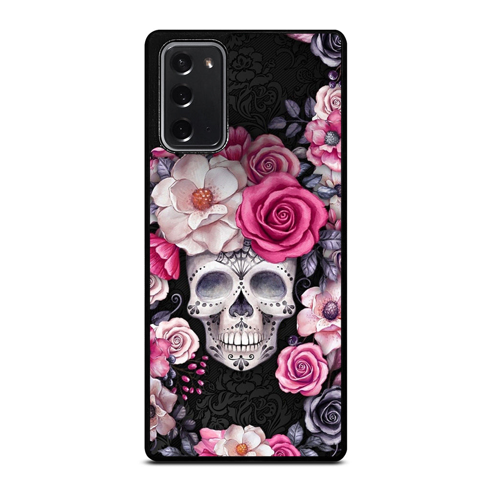 SUGAR SKULL FLOWER ROSE Samsung Galaxy Note 20 Case Cover