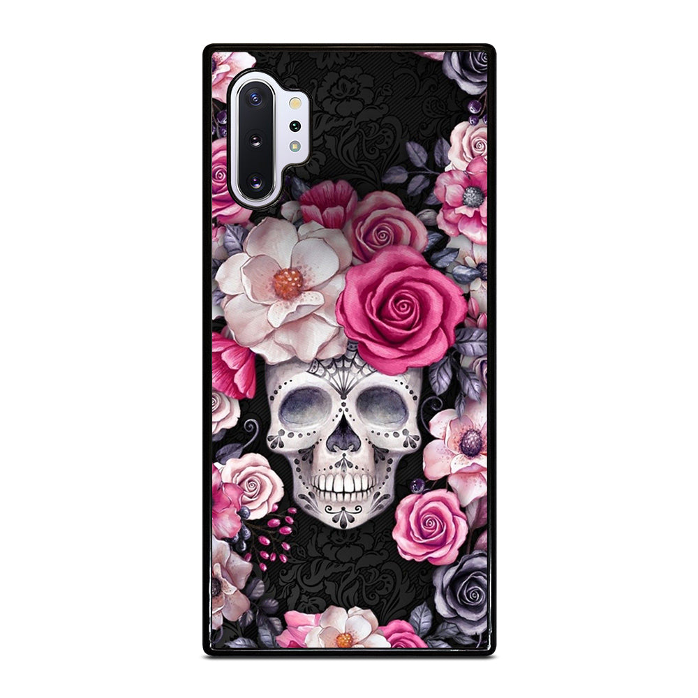 SUGAR SKULL FLOWER ROSE Samsung Galaxy Note 10 Plus Case Cover