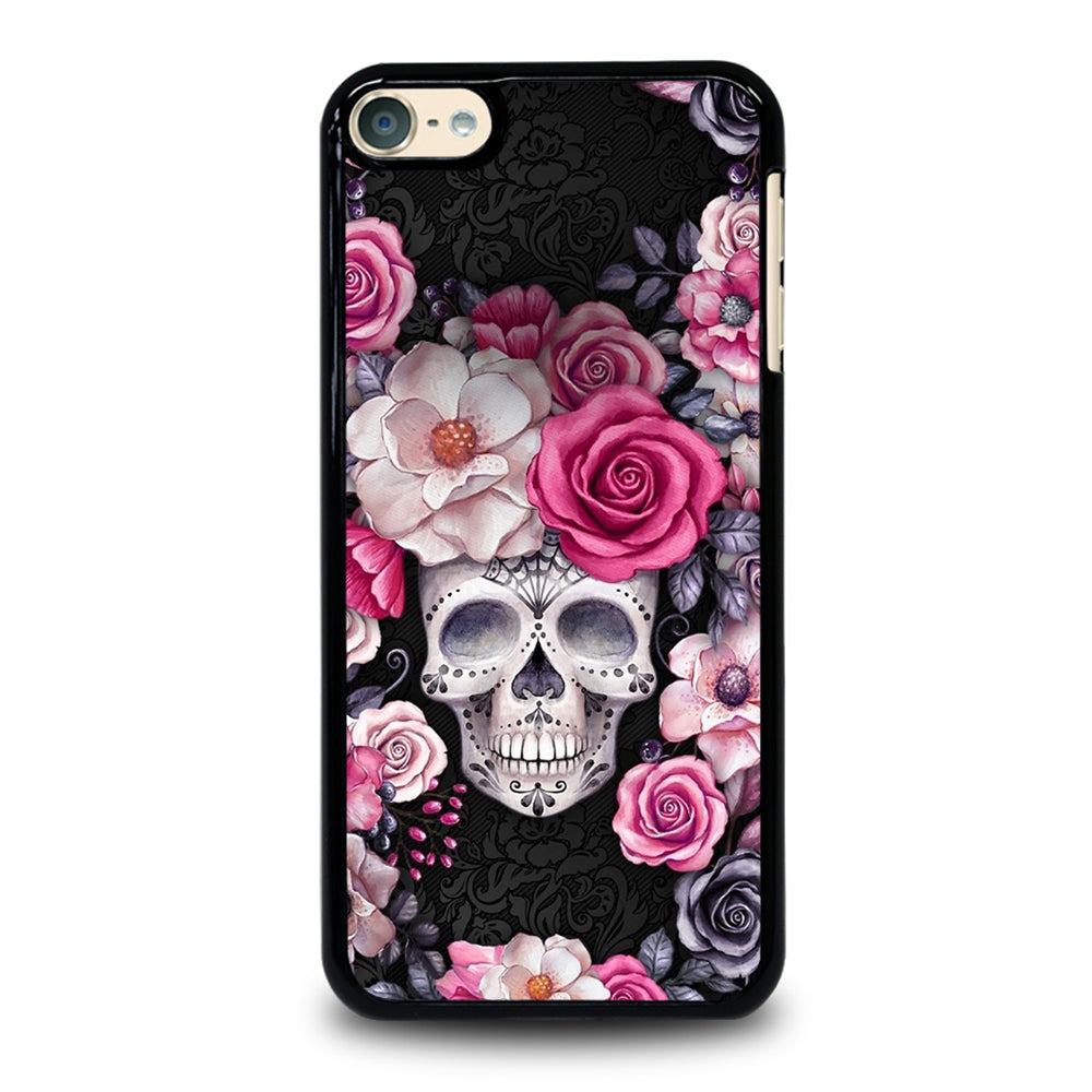 SUGAR SKULL FLOWER ROSE iPod Touch 6 Case Cover