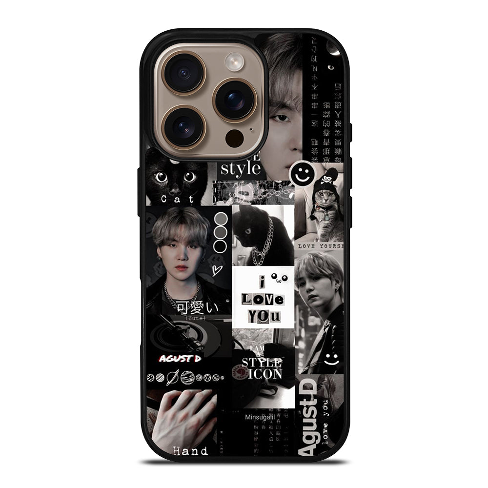 SUGA BTS COLLAGE 2 iPhone 16 Pro Case Cover