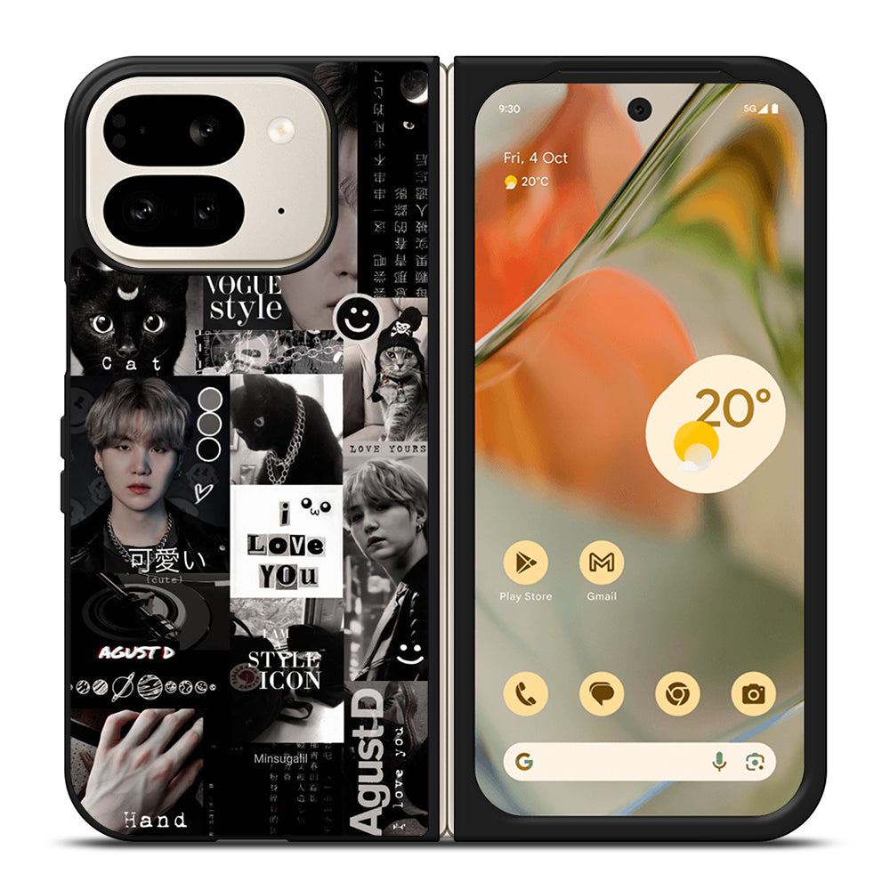 SUGA BTS COLLAGE 2 Google Pixel 9 Pro Fold Case Cover