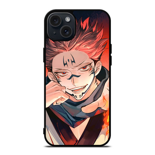 SUKUNA JUJUTSU KAISEN ANIME iPhone 15 Plus Case Cover