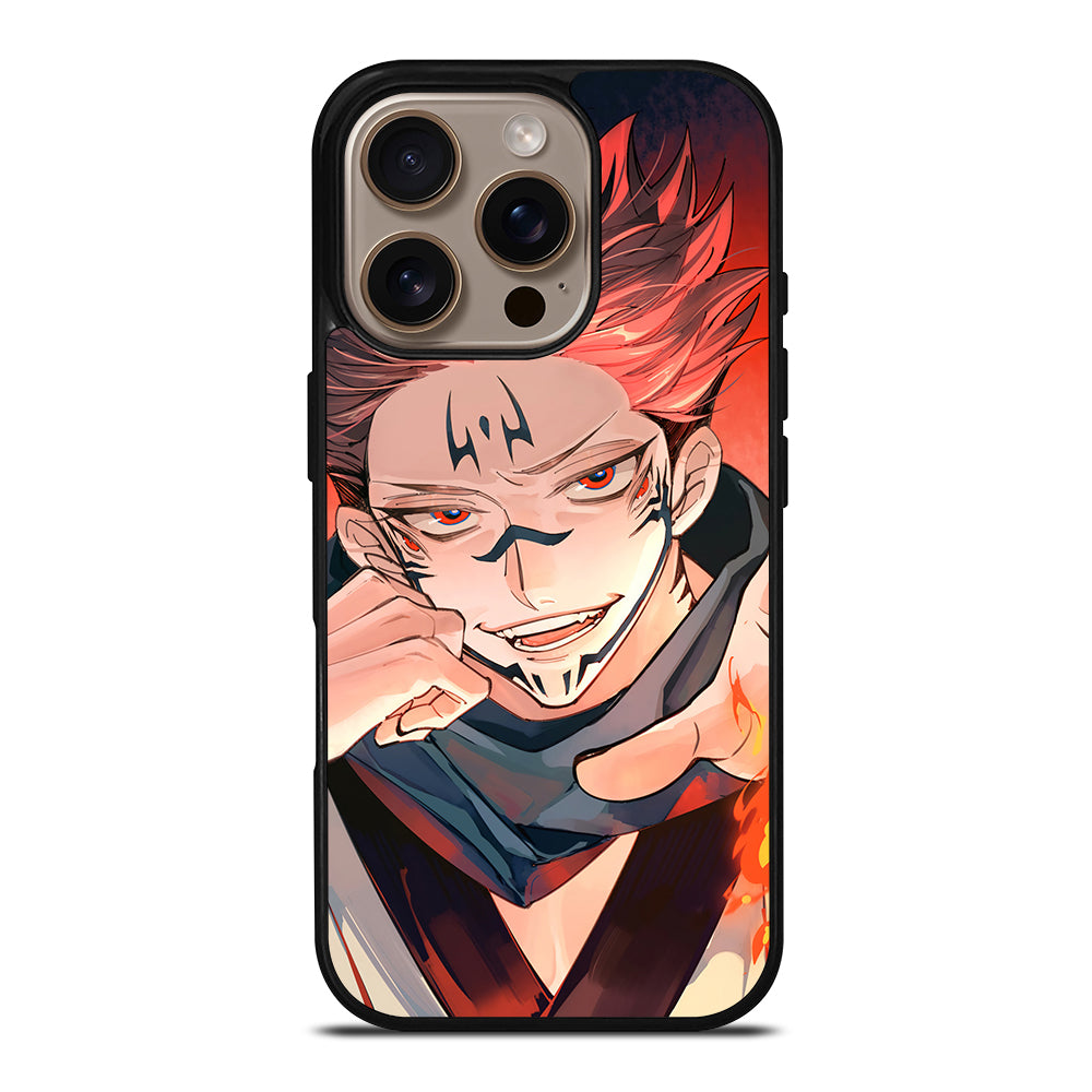 SUKUNA JUJUTSU KAISEN ANIME iPhone 16 Pro Case Cover