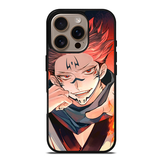 SUKUNA JUJUTSU KAISEN ANIME iPhone 16 Pro Case Cover
