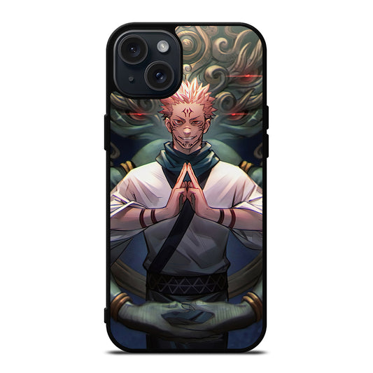 SUKUNA JUJUTSU KAISEN ART iPhone 15 Plus Case Cover