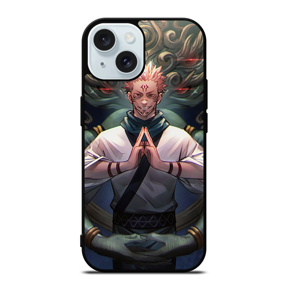 SUKUNA JUJUTSU KAISEN ART iPhone 15 Case Cover