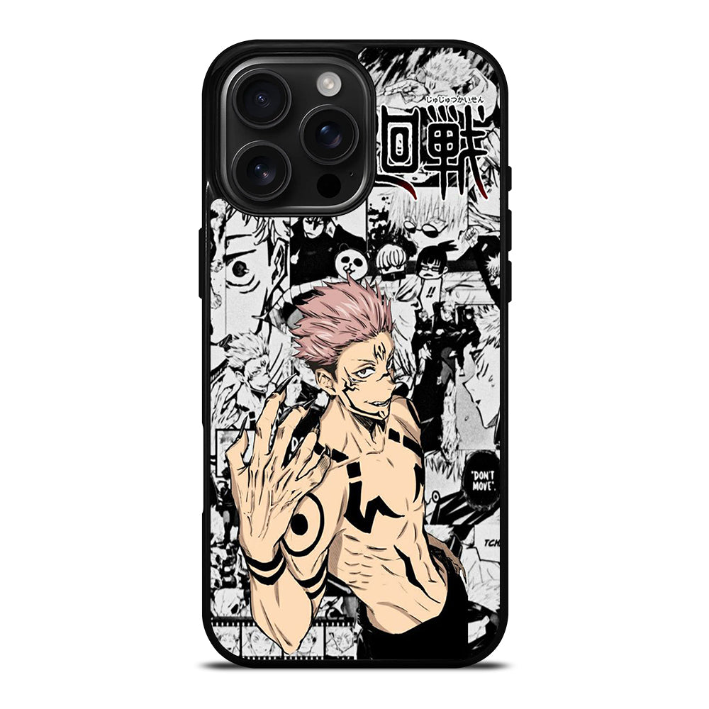 SUKUNA JUJUTSU KAISEN MANGA iPhone 16 Pro Max Case Cover
