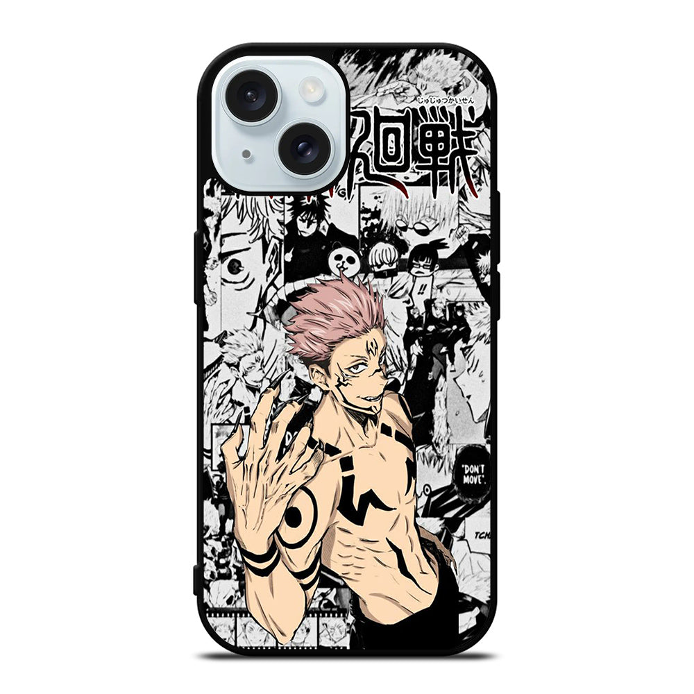 SUKUNA JUJUTSU KAISEN MANGA iPhone 15 Case Cover